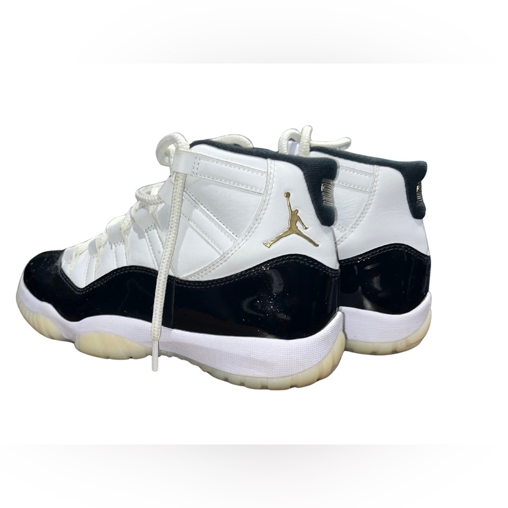 Jordan Kids Sneakers - White, Black, and Gold